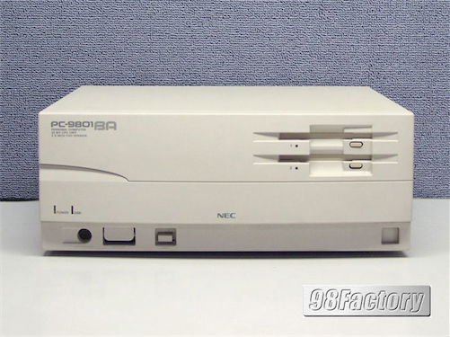 【動作確認済】希少！NEC PC-9801BX/U2 3.5FDD×2NEC